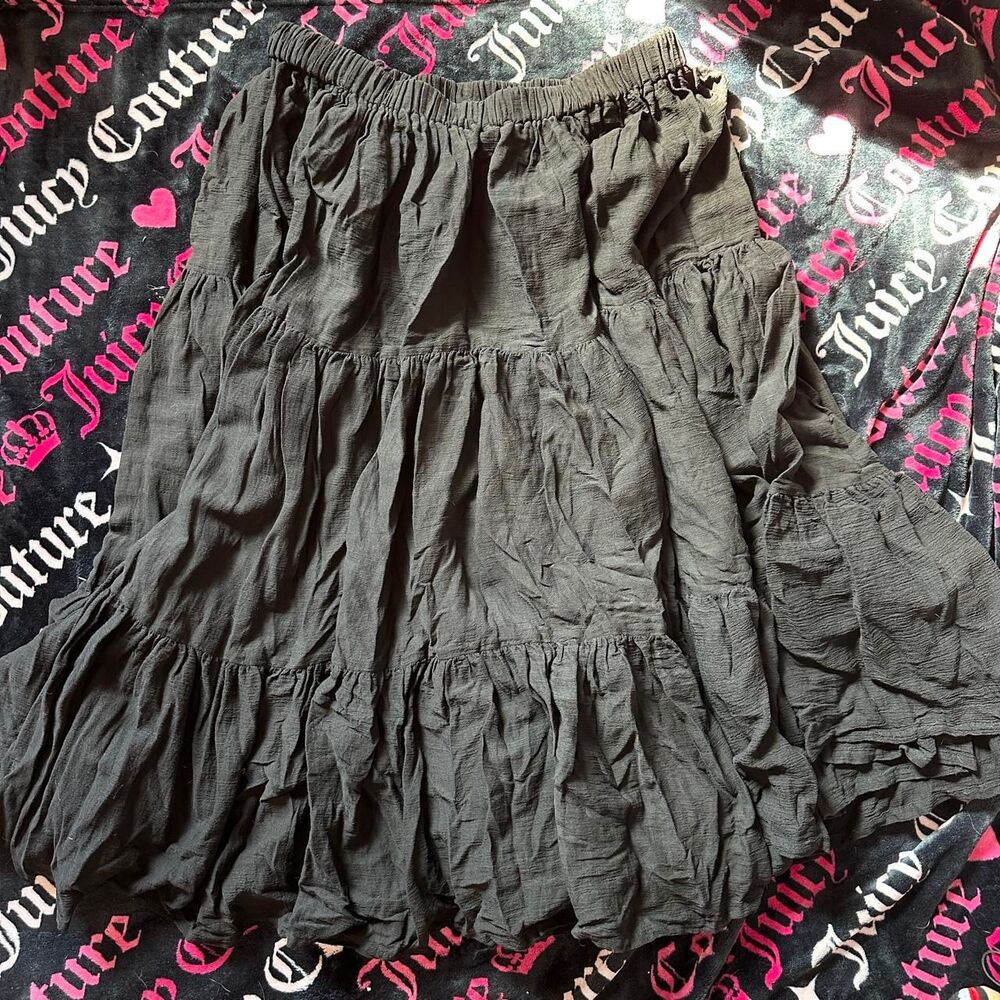 Unbranded Women's Black and Grey Skirt